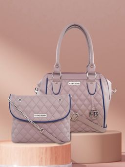 FLYING BERRY - Womens Mauve Hand Bag Combo Pack of 2